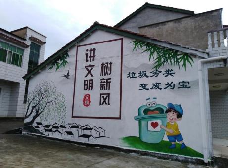玉林墙绘是现在流行的墙体广告