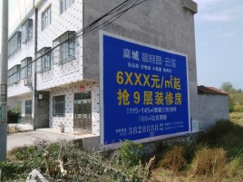 玉林墙体广告质量分析