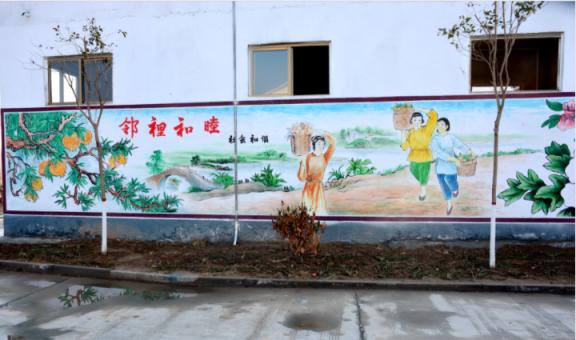 玉林乡镇文化墙 乡风文明焕发新活力