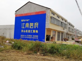 玉林农村墙体广告在不同形式上面展现的不同特色