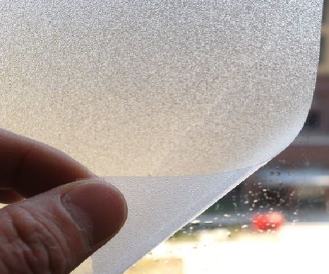 玉林玻璃门外面粘广告用什么材料好？